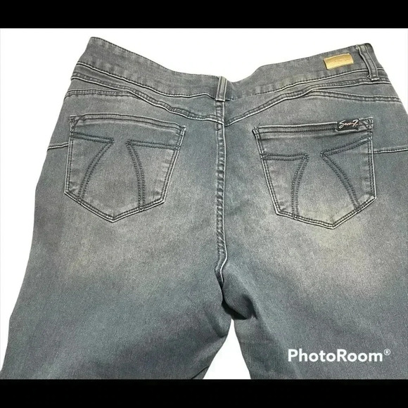 Seven 7 blue skinny jeans size 16 - Picture 3 of 4